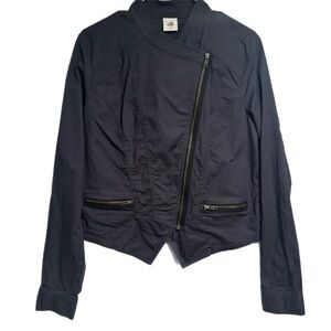 Cabi 3023 Twilight Navy Moto Asymmetrical Jacket